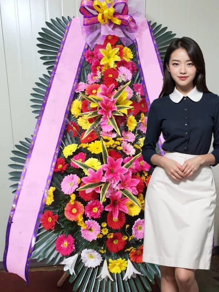 ICT밸리컨벤션 3단화환 기본형